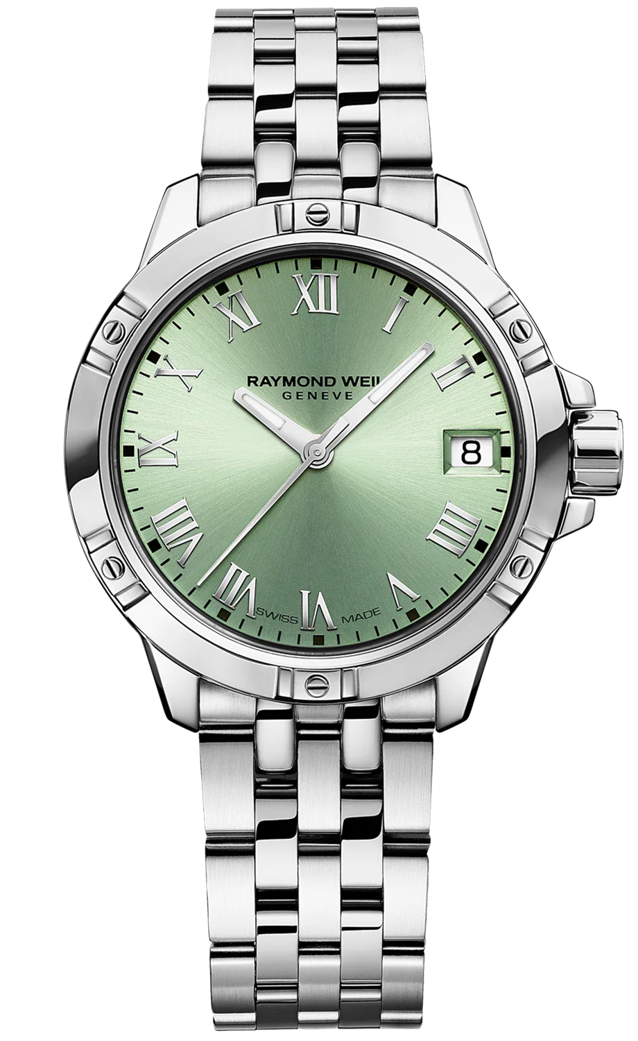 Raymond Weil Tango Classic Damkvarts Grön 30 mm