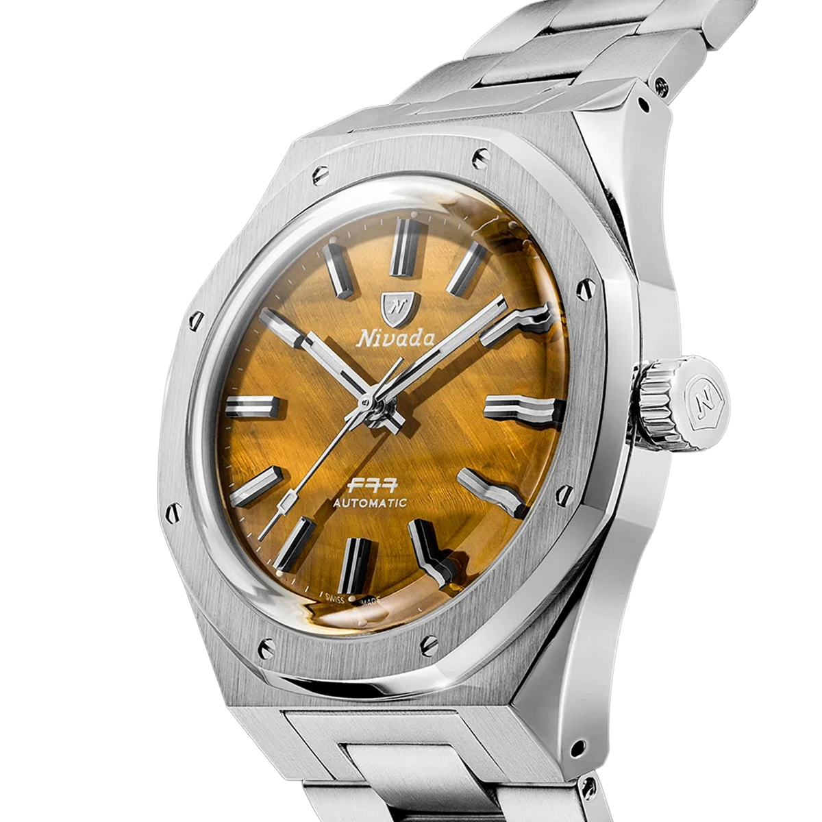 Nivada Grenchen F77 TIGER EYE MARK 1 37MM