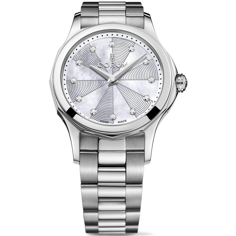 Corum Admiral Legend 32 mm pärlemor & diamanter