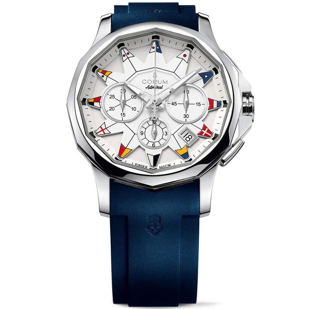 Corum Admiral Legend 42 mm Kronograf Vit