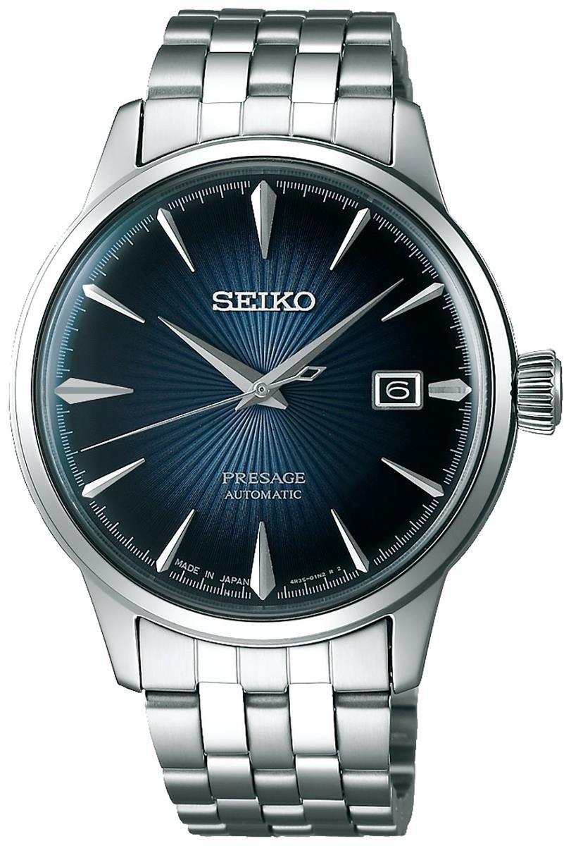 Seiko - Presage Cocktail Automatic Dark Blue & Bracelet SRPB41J1