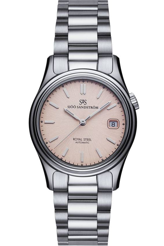 Sjöö Sandström - Royal Steel Classic 36mm Rosa & Stål 020203