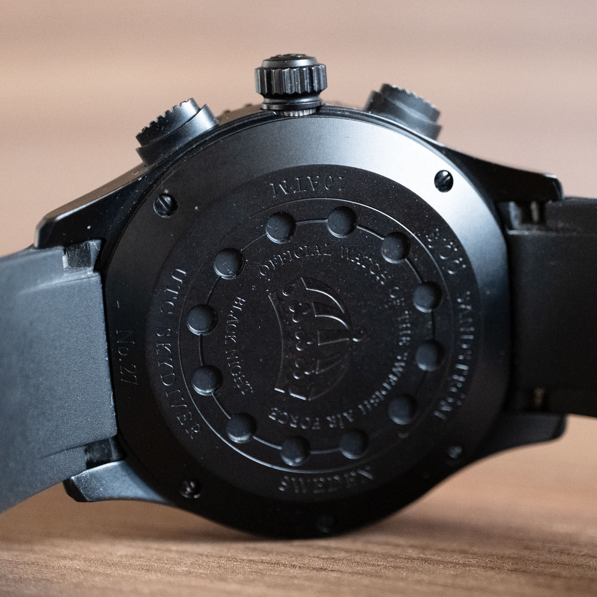 BEGANGNAD Sjöö Sandström UTC Skydiver 44mm 020364