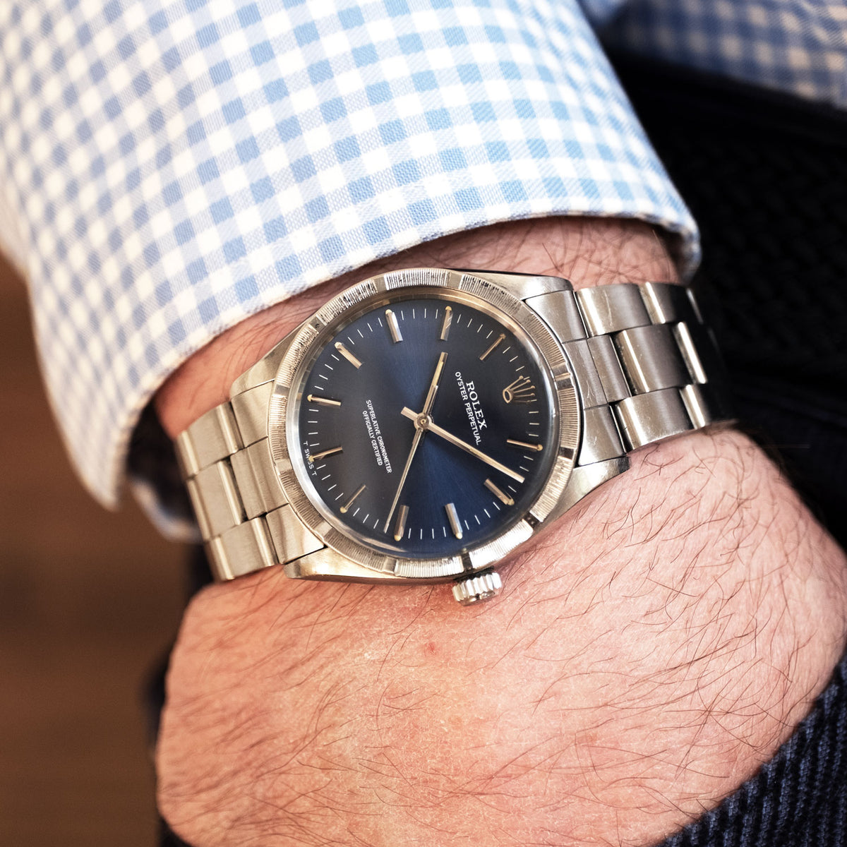 PRE-OWNED Rolex Oyster Perpetual 1007 34mm Year 1983
