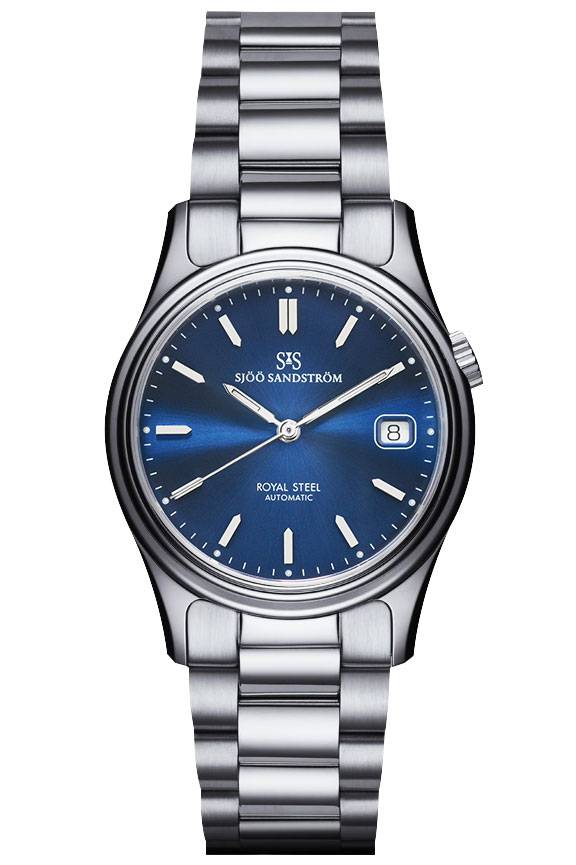 Sjöö Sandström - Royal Steel Classic 36mm Blå & Stål 020326