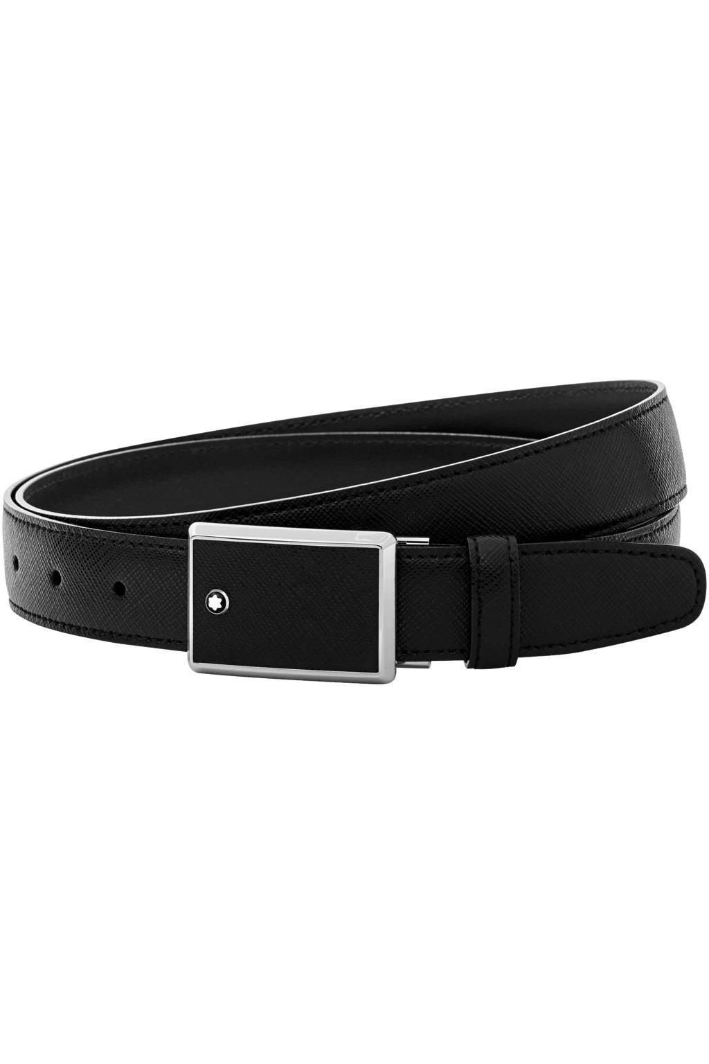Montblanc - Meisterstück Black Saffiano Leather Belt MB114421