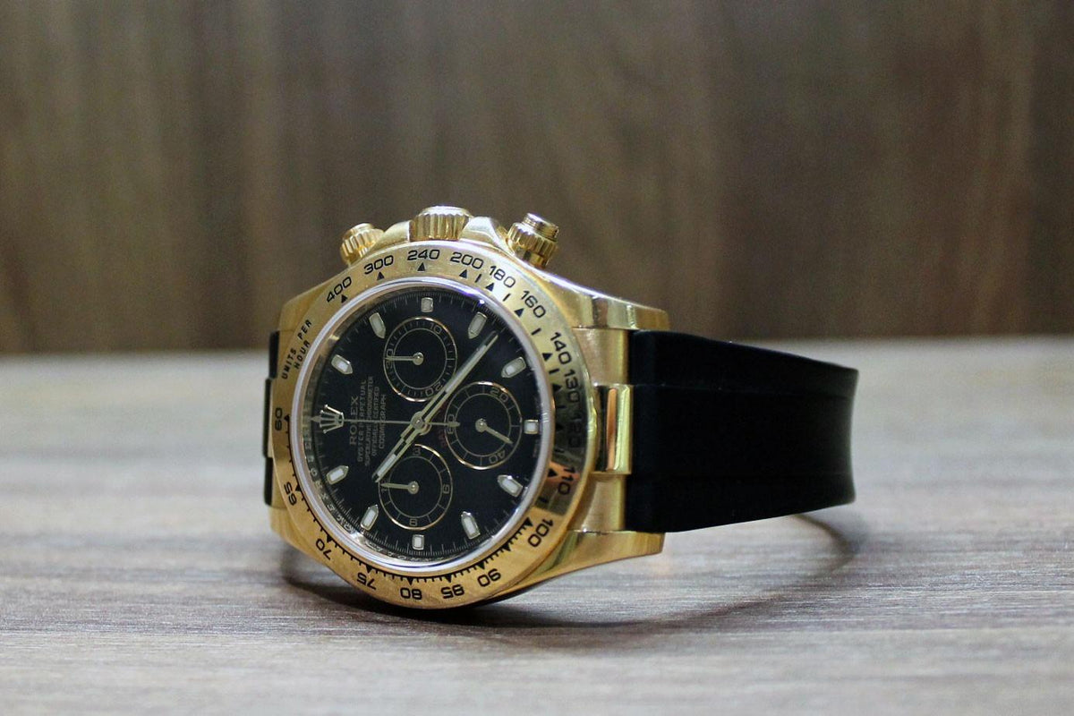 SÅLD - BEGAGNAD Rolex Daytona Oyster Perpetual 18K Chrono Svart