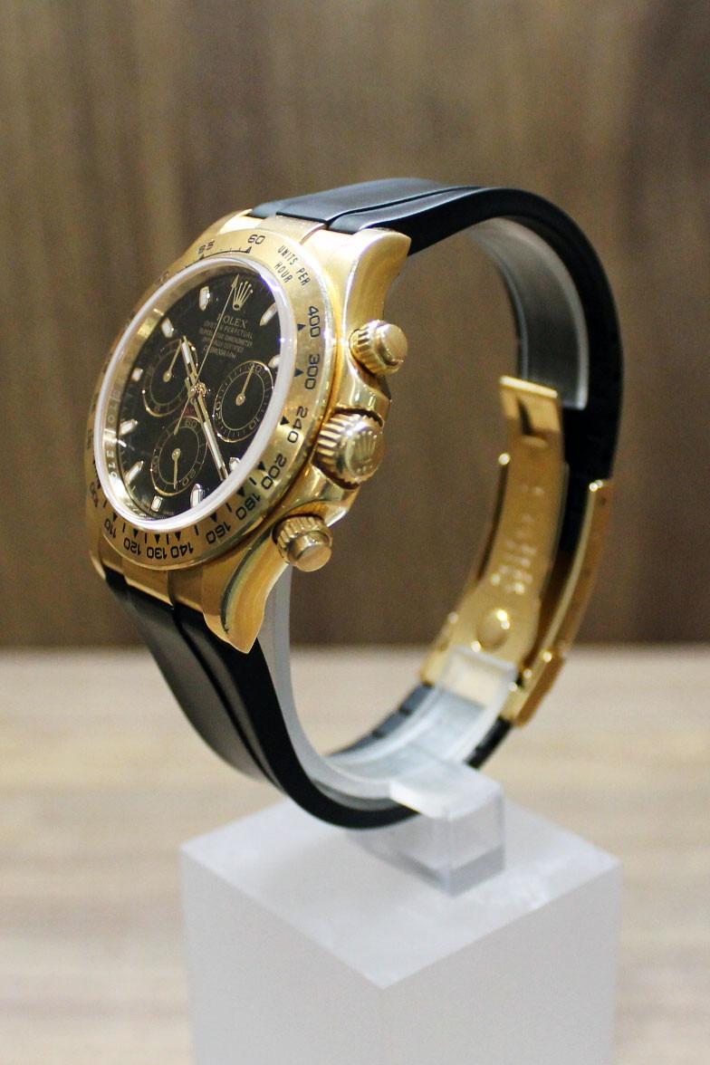 SÅLD - BEGAGNAD Rolex Daytona Oyster Perpetual 18K Chrono Svart