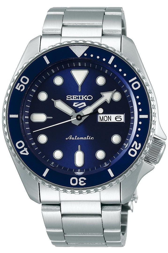 Seiko - 5 Sports 42.5mm Automatic Blue & Steel Divers watch