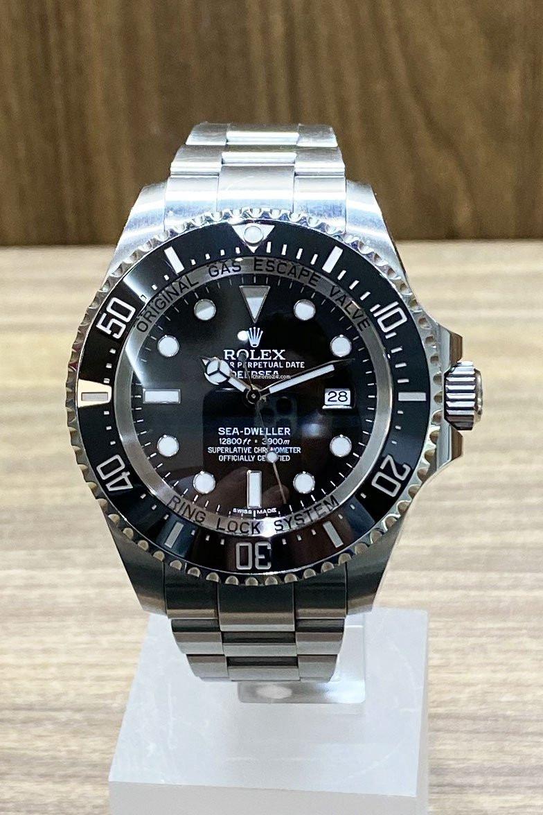 BEGAGNAD Rolex Sea-Dweller Deepsea Svart & Stål