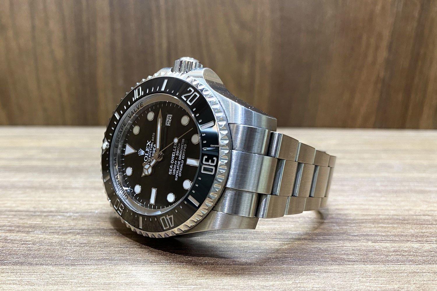 BEGAGNAD Rolex Sea-Dweller Deepsea Svart & Stål