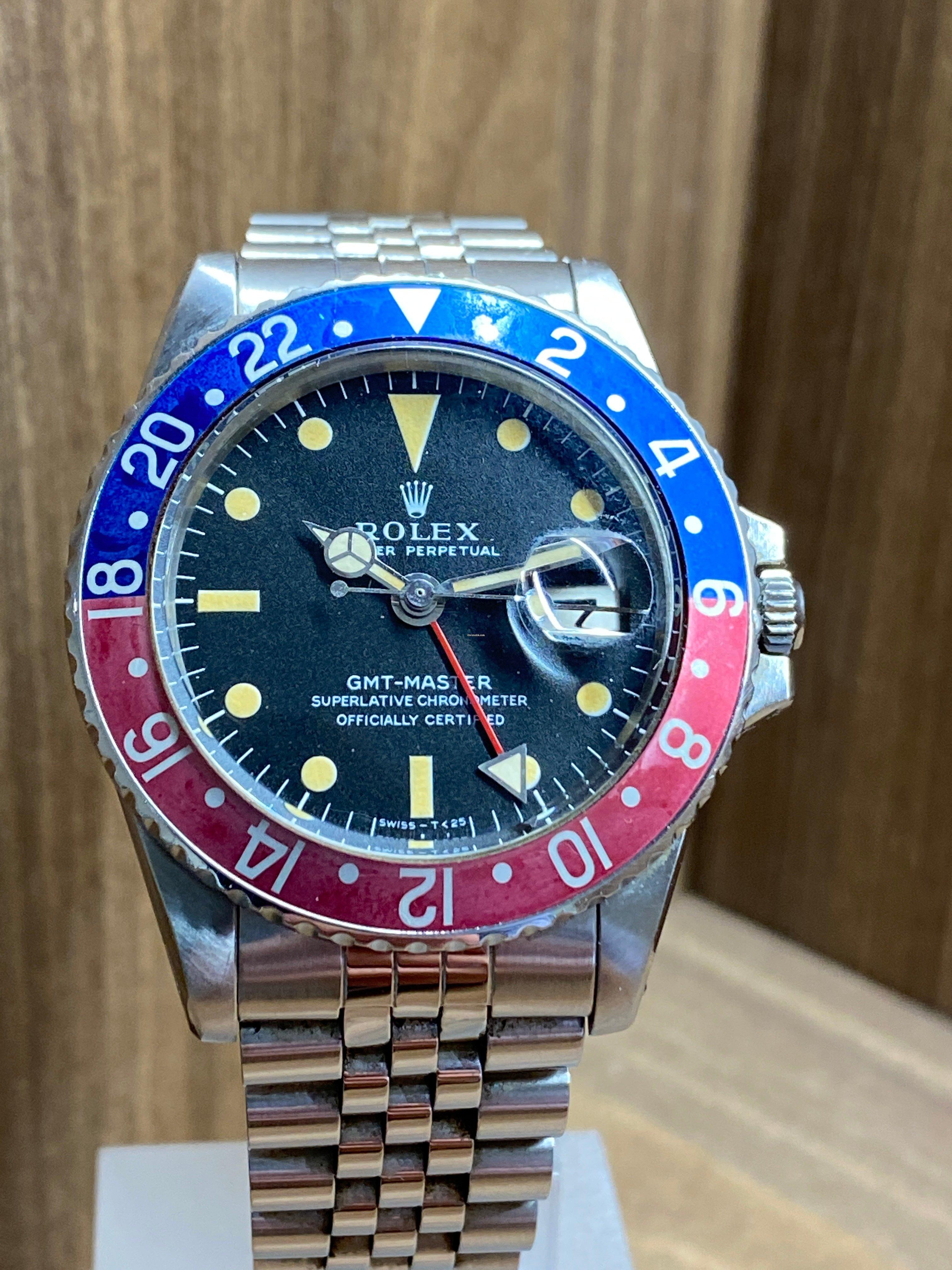 BEGAGNAD Rolex GMT-Master Pepsi Stål
