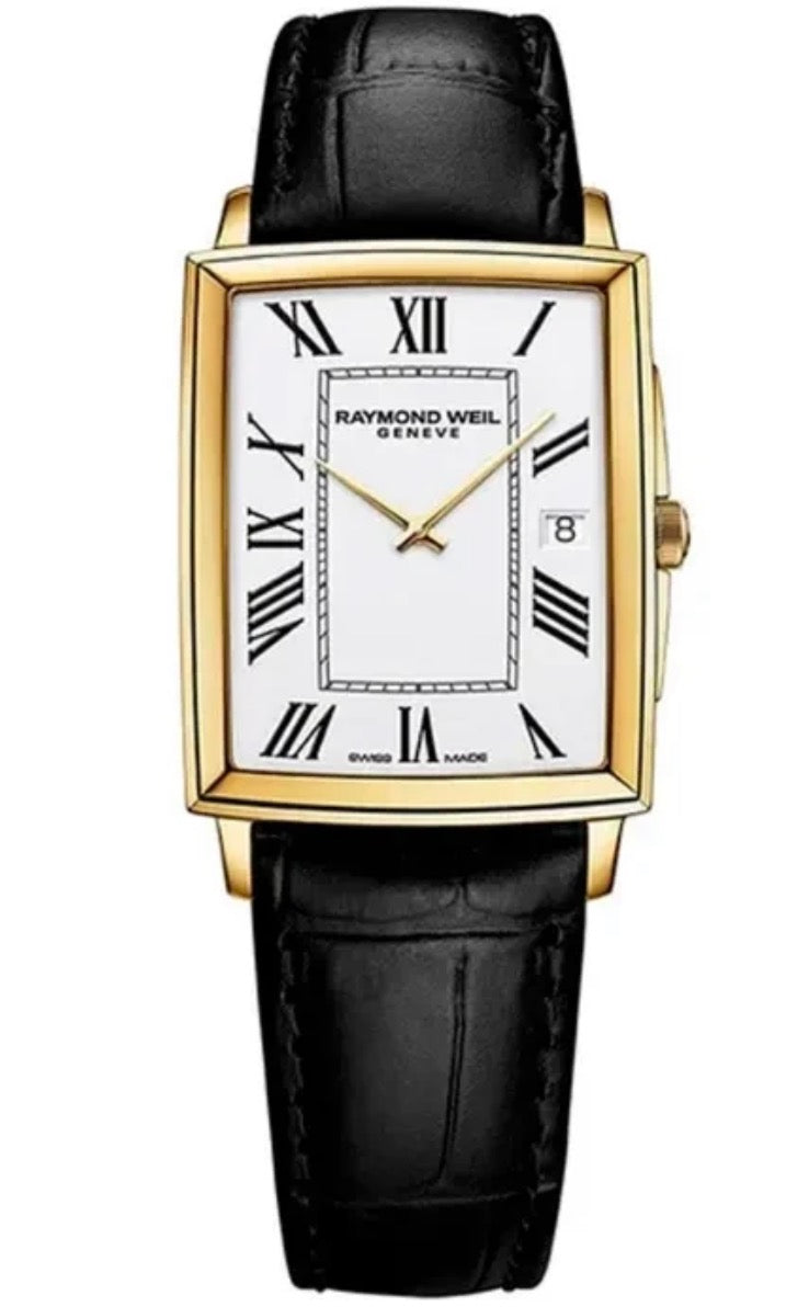 Raymond Weil Toccata Gent's Gold PVD & Leather strap