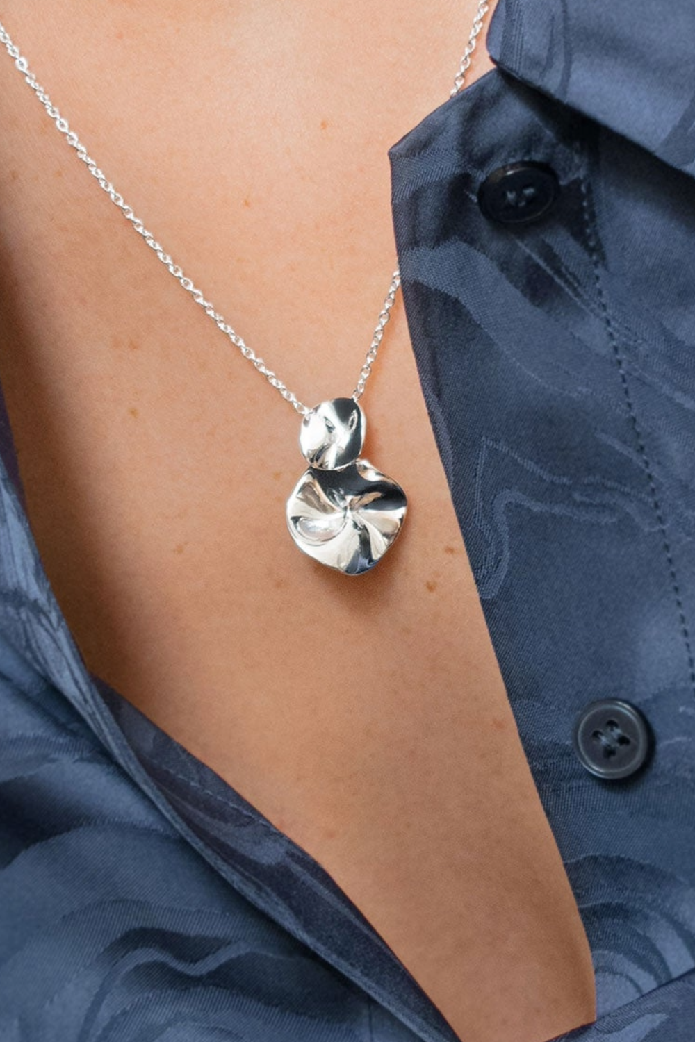 Drakenberg Sjölin Pacific litet halsband silver PCC-N1S551-S