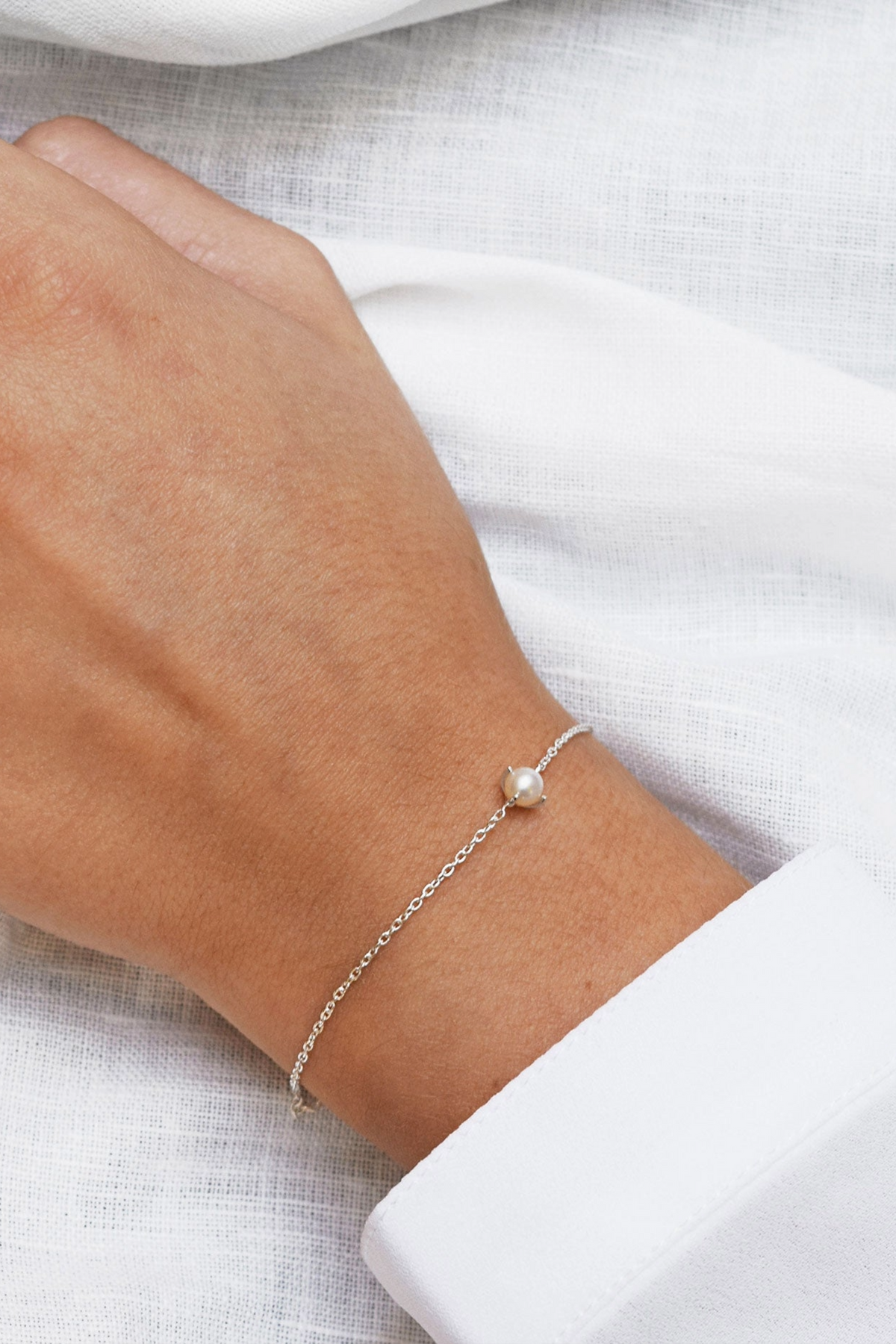Drakenberg Sjölin Petite Pearl-armband PPL-B1M181-S