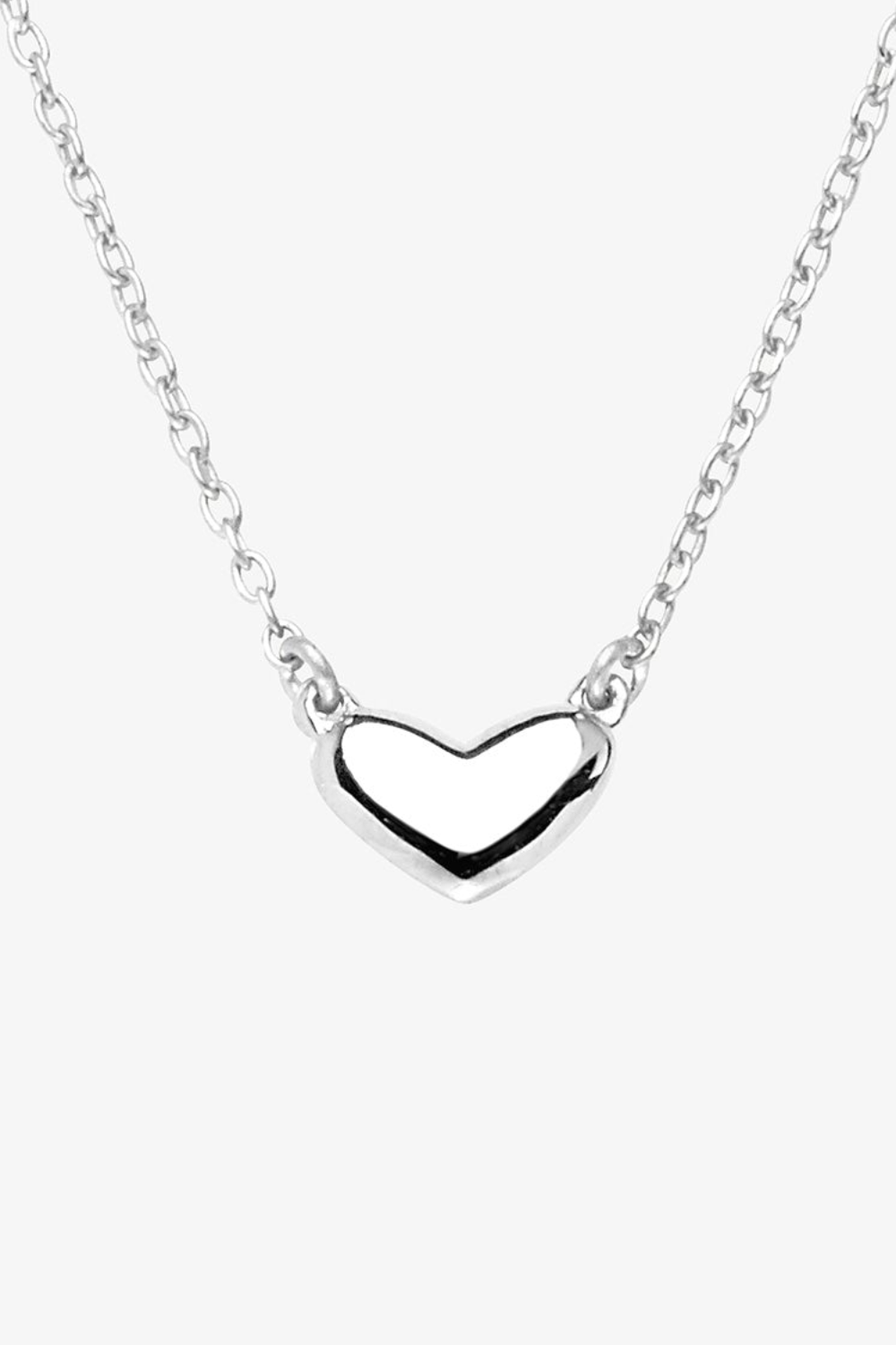Drakenberg Sjölin Loving Heart Medium Halsband i silver LHT-N2M450-S