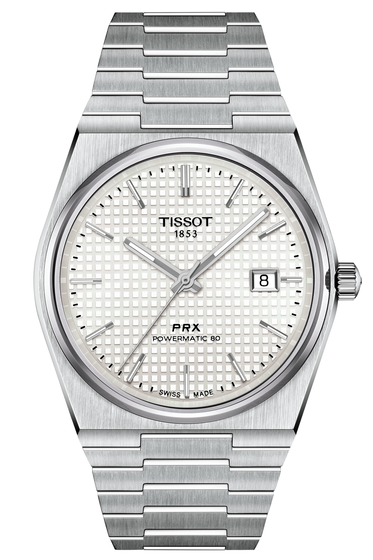 TISSOT PRX 40 mm vit pärlemor T137.407.11.111.00