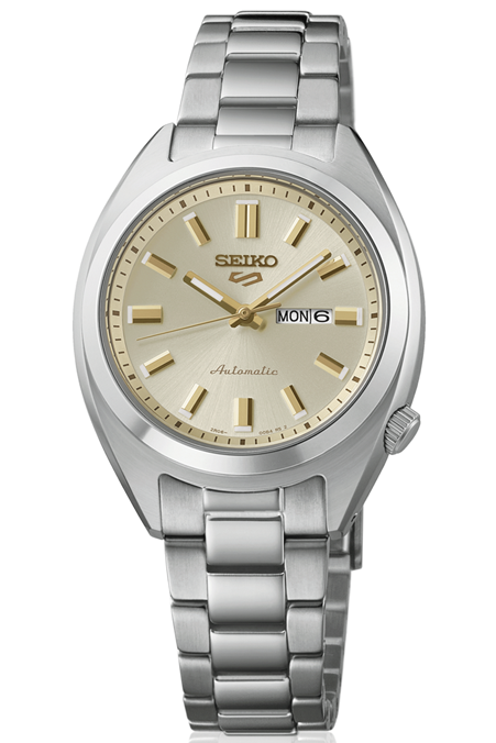 SEIKO 5 SPORTS 32mm stål & champagne SRE023K1