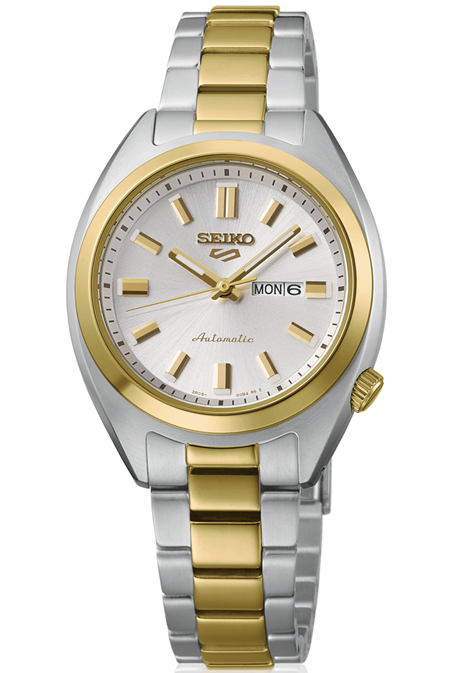 SEIKO 5 SPORTS 32 mm Stål&Guld PVD SRE024K1
